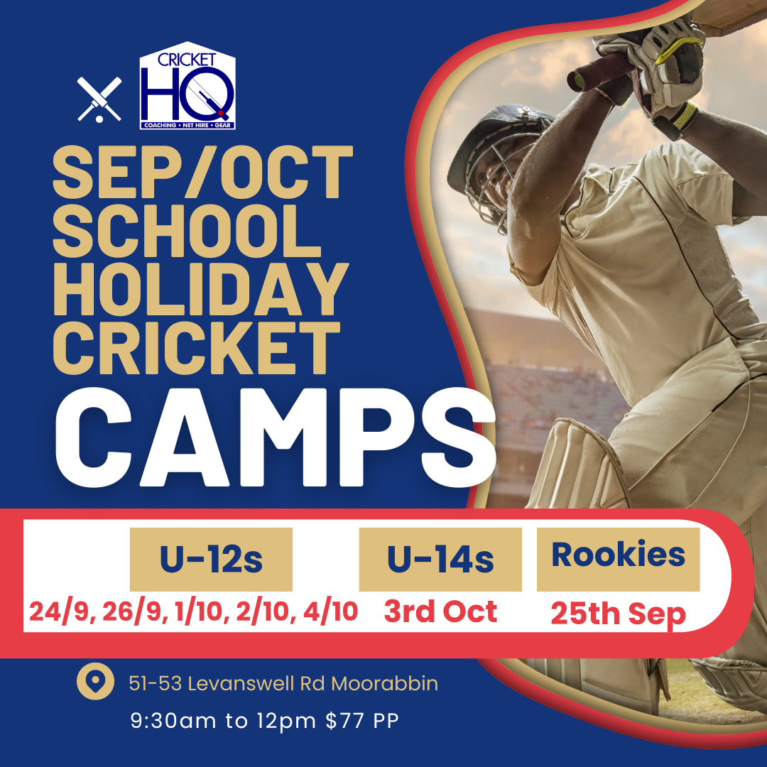 September/October School Holiday Cricket Camps