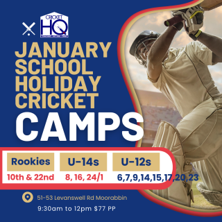 January School Holiday Cricket Camps